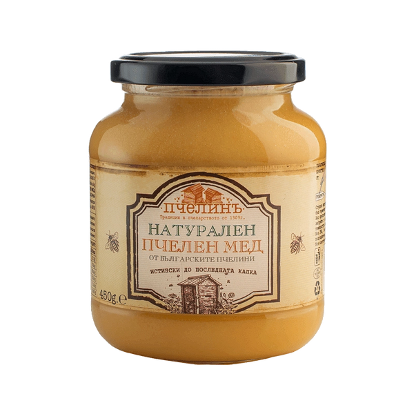 Натурален Пчелен Мед 450g, Пчелинъ