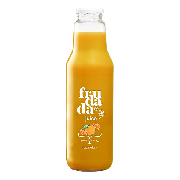 Сок Портокал, студено пресован, 750ml, Frudada