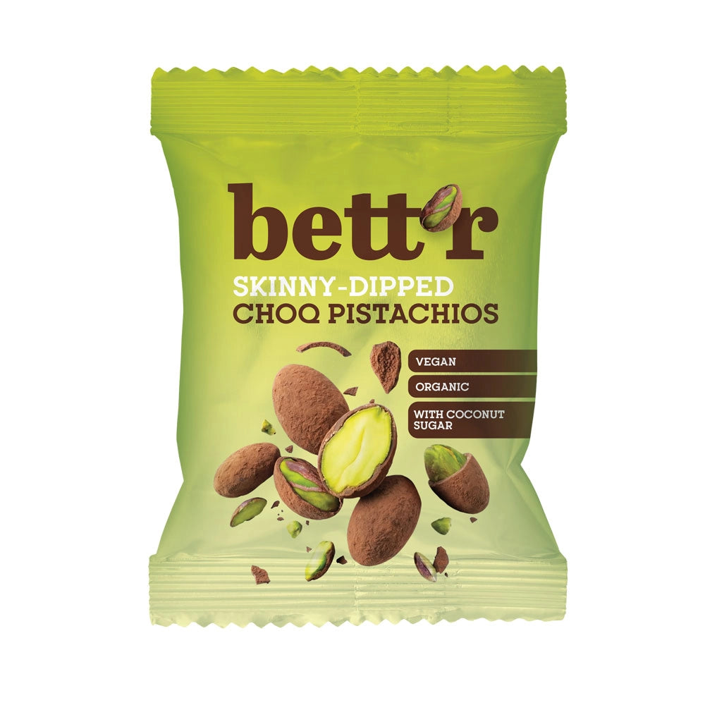 Био Шоколиран Шамфъстък Skinny dipped, 40g, Bett"r
