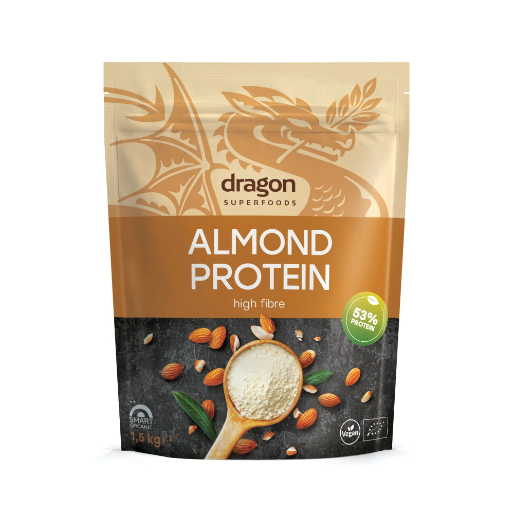 Био Бадемов Протеин на Прах 53%, 1,5kg, Dragon Superfoods