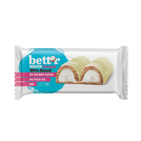Био Вафлен Бар с кокосов крем, 33 g, Bett'r