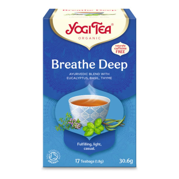Био Аюрведичен Чай за Дишането, 17 пак., Yogi Тea
