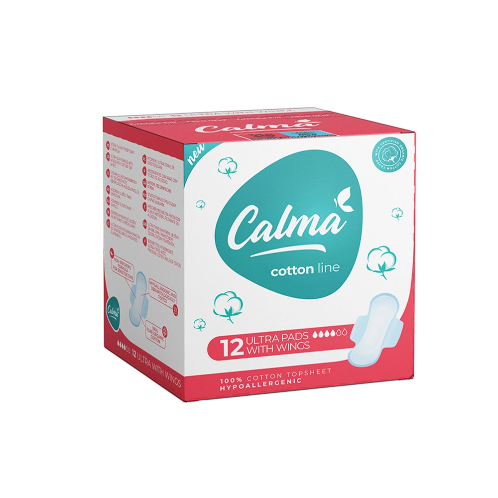 Дамски превръзки, дневни, 12бр, CALMA 