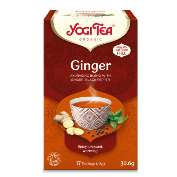 Био Аюрведичен Чай Джинджифил, 17 пак., Yogi Tea