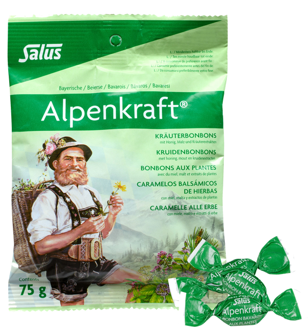 Био Билкови Бонбони Alpenkraft, 75g, Salus