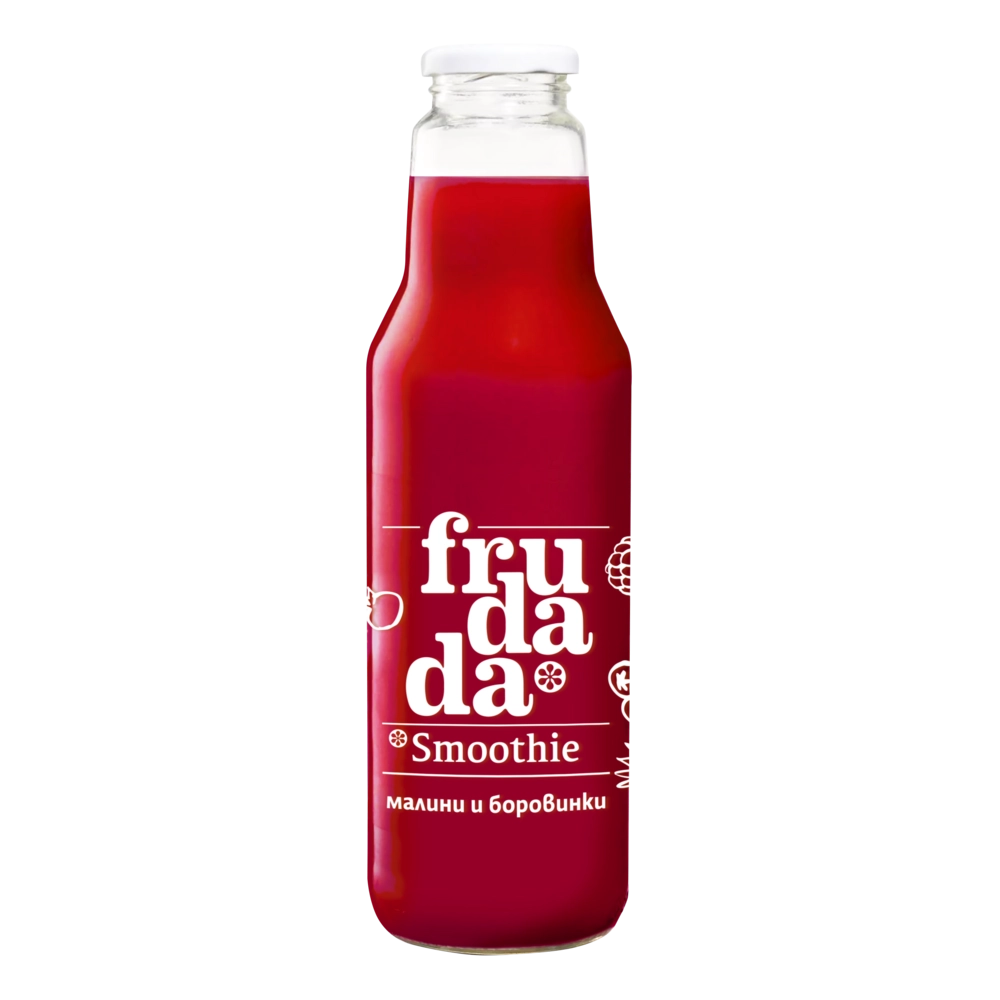 Смути Малини и Боровинки, 750ml, Frudada