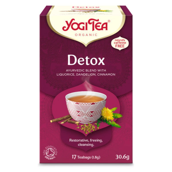 Био Аюрведичен Чай Детокс, 17пак., Yogi Tea