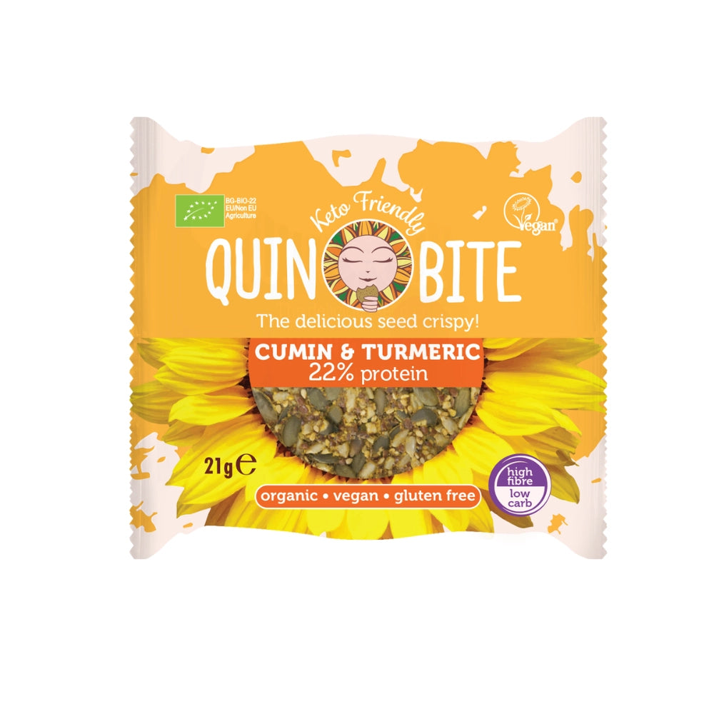 Био Хрупка с Кимион и Куркума, 21g, Quin Bite