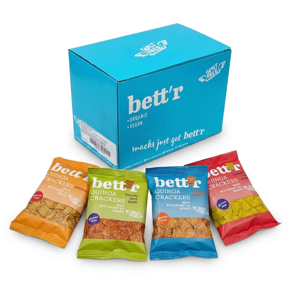 TryMe Микс кутия Киноа Крекери Без Глутен, Bett'r