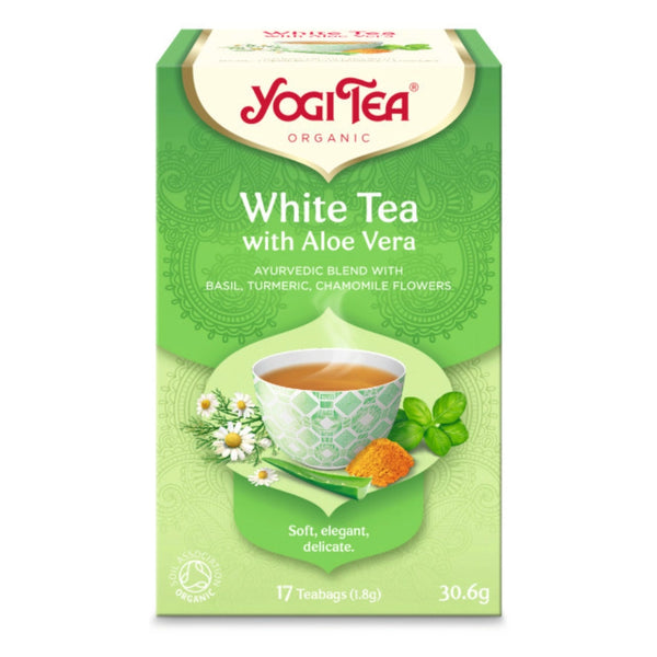 Био Бял Чай с Алое вера, 17 пак., Yogi Tea
