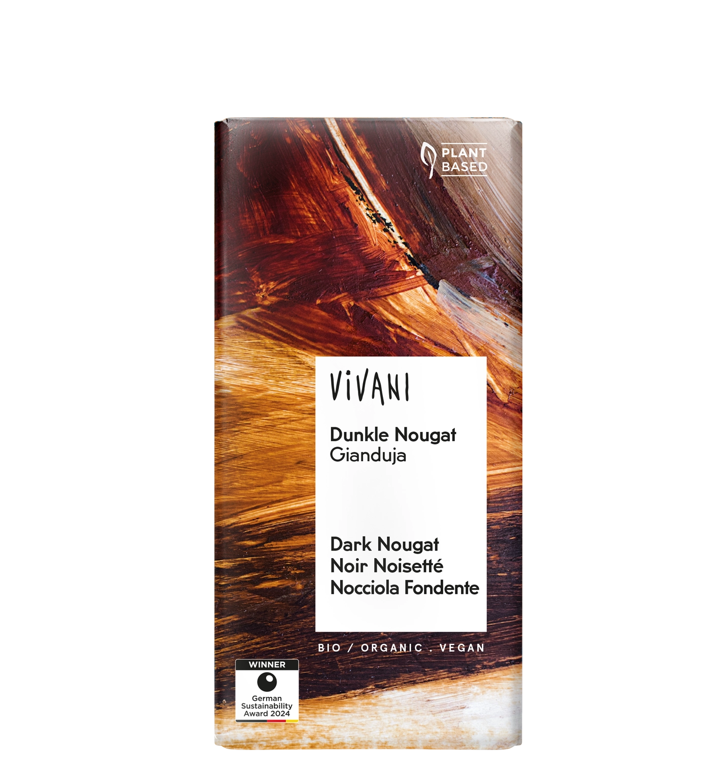 Био Шоколад нуга крем тъмен, 80g, Vivani