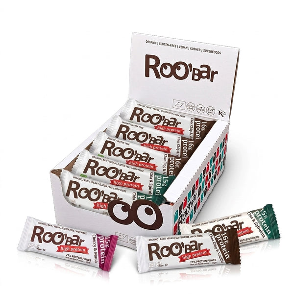 TryMe Микс кутия Протеинови барове, Roobar