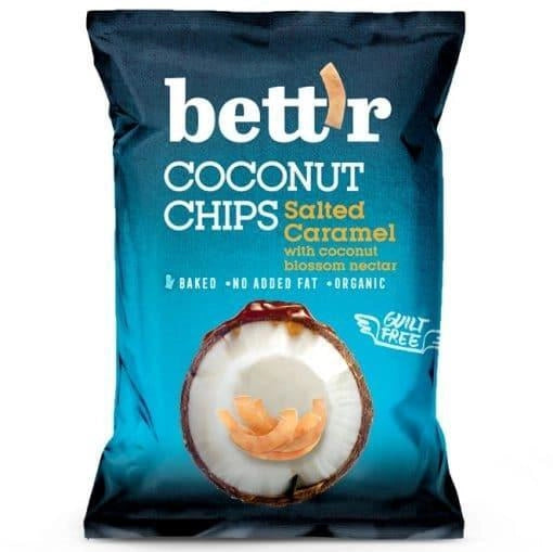Био Кокосов Чипс със Солен Карамел, 40g, Bett'r