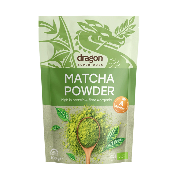 Био Матча на прах Клас А, 100g, Dragon Superfoods