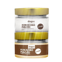 Промо Пакет Био Кокосово Масло 100ml + Био Какаово Масло 100ml, Dragon Superfoods