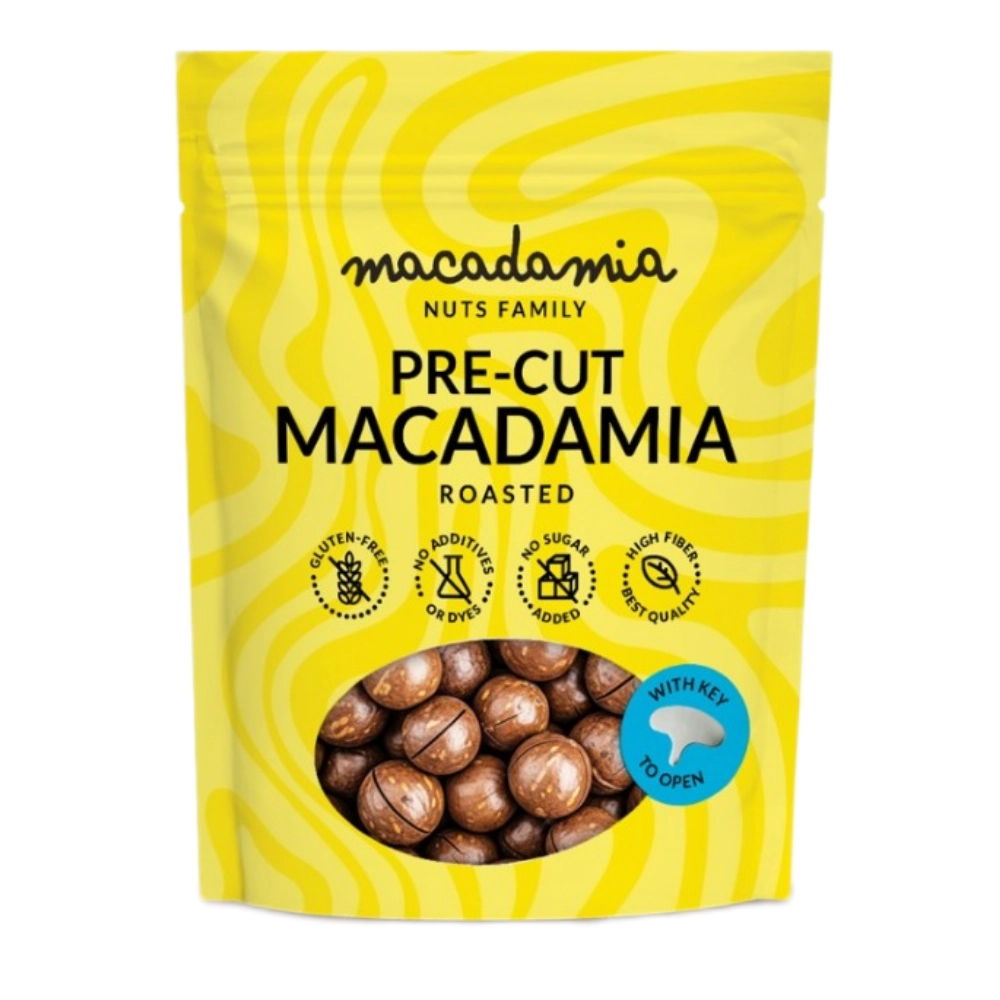 Макадамия - печена, с черупка, 150g, Macadamia Nuts Family