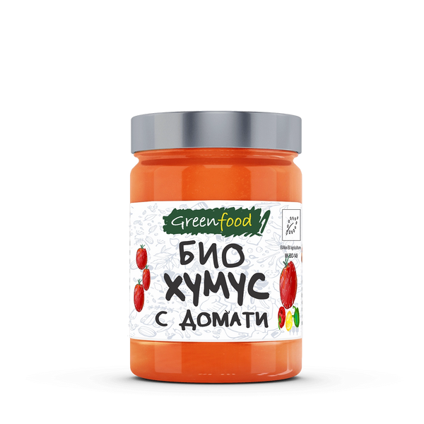 Био Хумус с домати, 280g, Green food