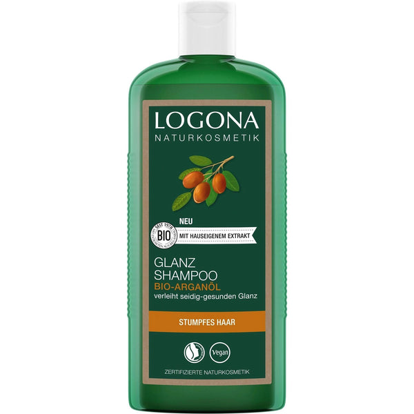 Био шампоан за блясък с арганово масло, 250ml, Logona