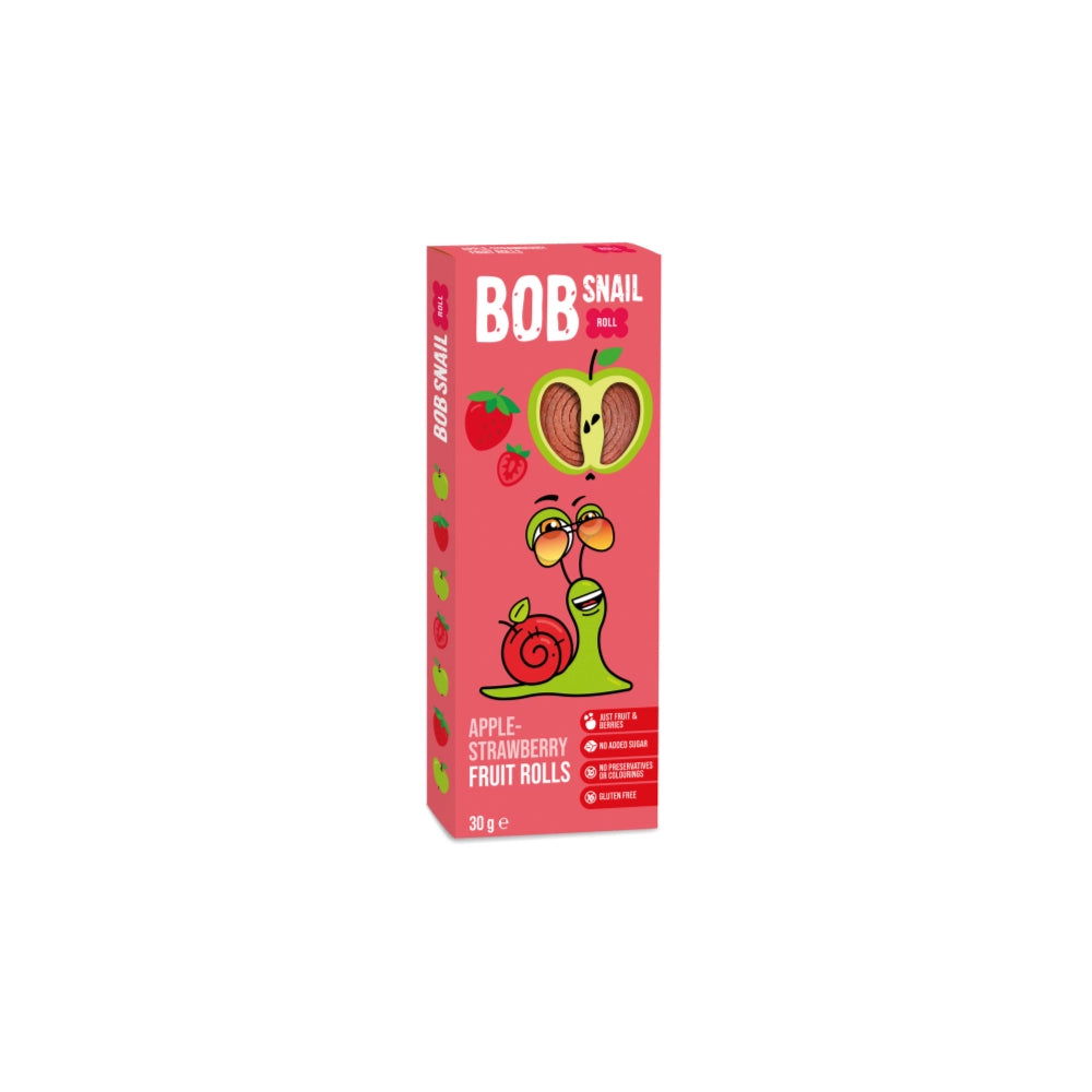 Плодово руло - Ябълка и Ягода, 30g, Bob Snail