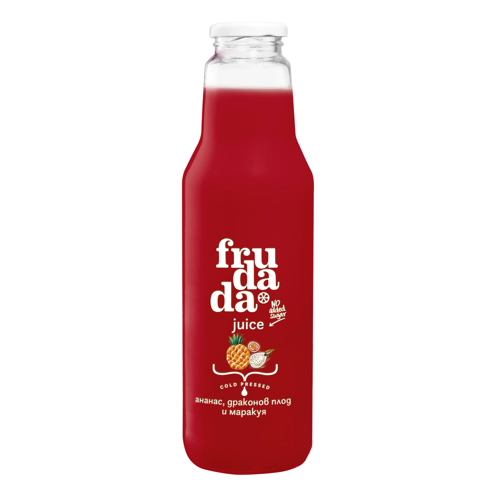 Сок Aнанас, Драконов плод и Mаракуя, 750ml, Frudada