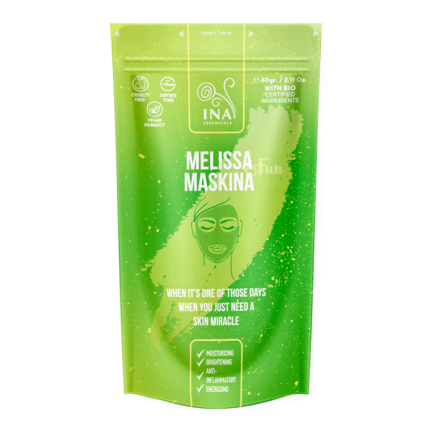 Био Маска за лице с Маточина, 60g, InaEssentials
