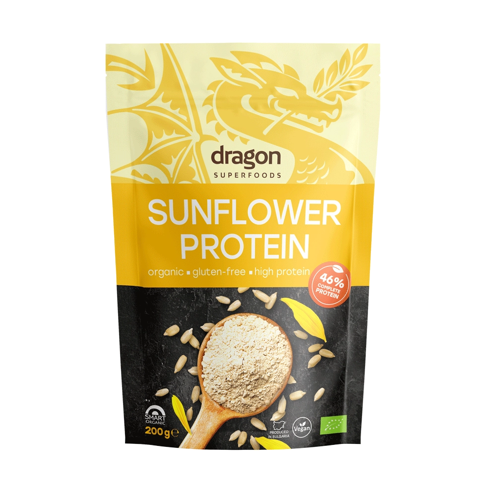 Био Слънчогледов протеин, 200g, Dragon Superfoods
