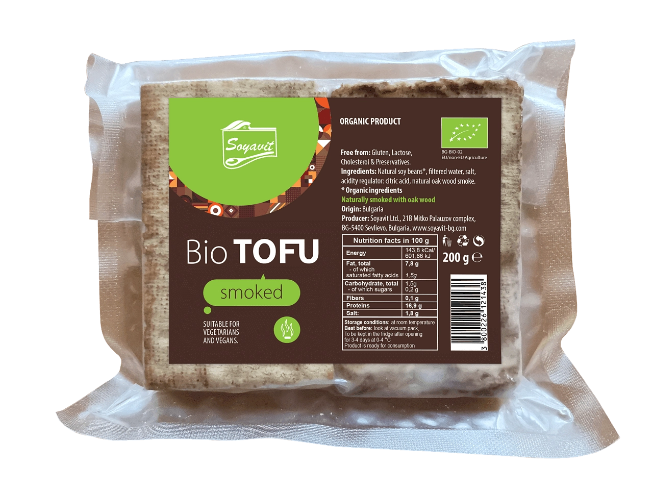 Био Тофу Пушено,  200g, Soyavit
