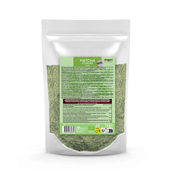 Био Матча на Прах, 1kg, Dragon Superfoods