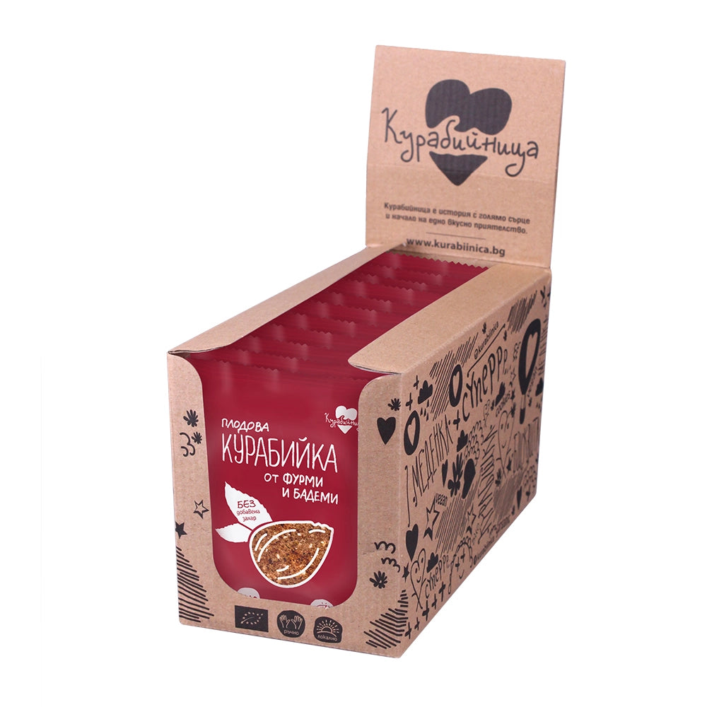 Био Плодова Курабийка с Фурми и Бадеми, 40g, Курабийница
