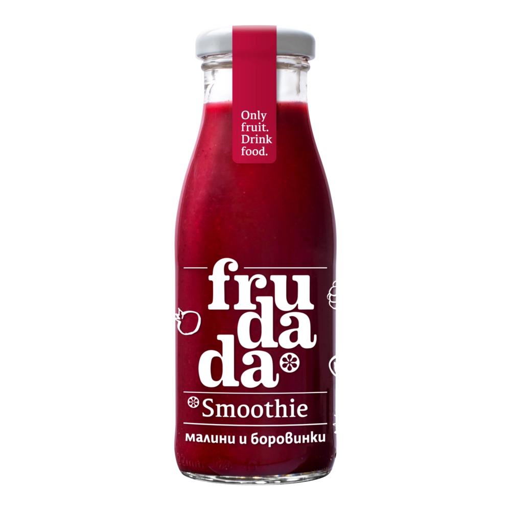 Смути Mалини и Боровинки 250ml, Frudada