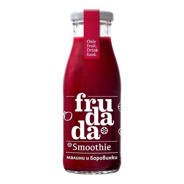 Смути Mалини и Боровинки 250ml, Frudada