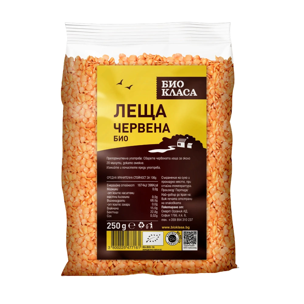 Био Леща Червена, 250g, Био Класа