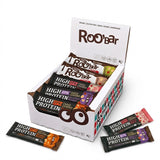 TryMe Микс кутия Протеинови барове, покрити с шоколад, Roobar
