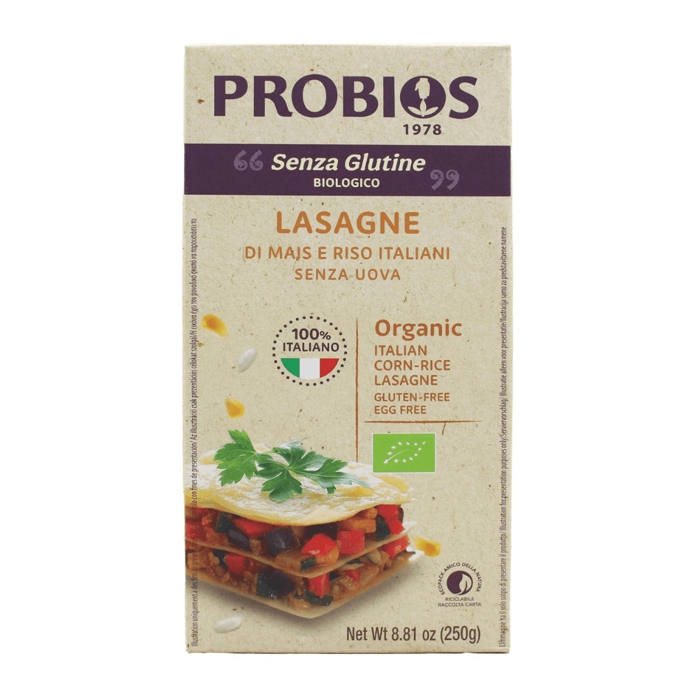 Био Кори за Лазаня царевица и ориз, 250g, Probios