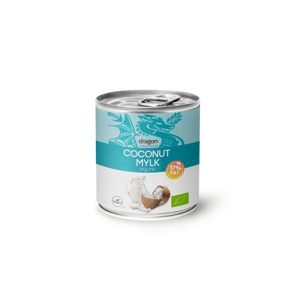 Био Кокосово милки 17% мазнини, 200ml, Dragon Superfoods