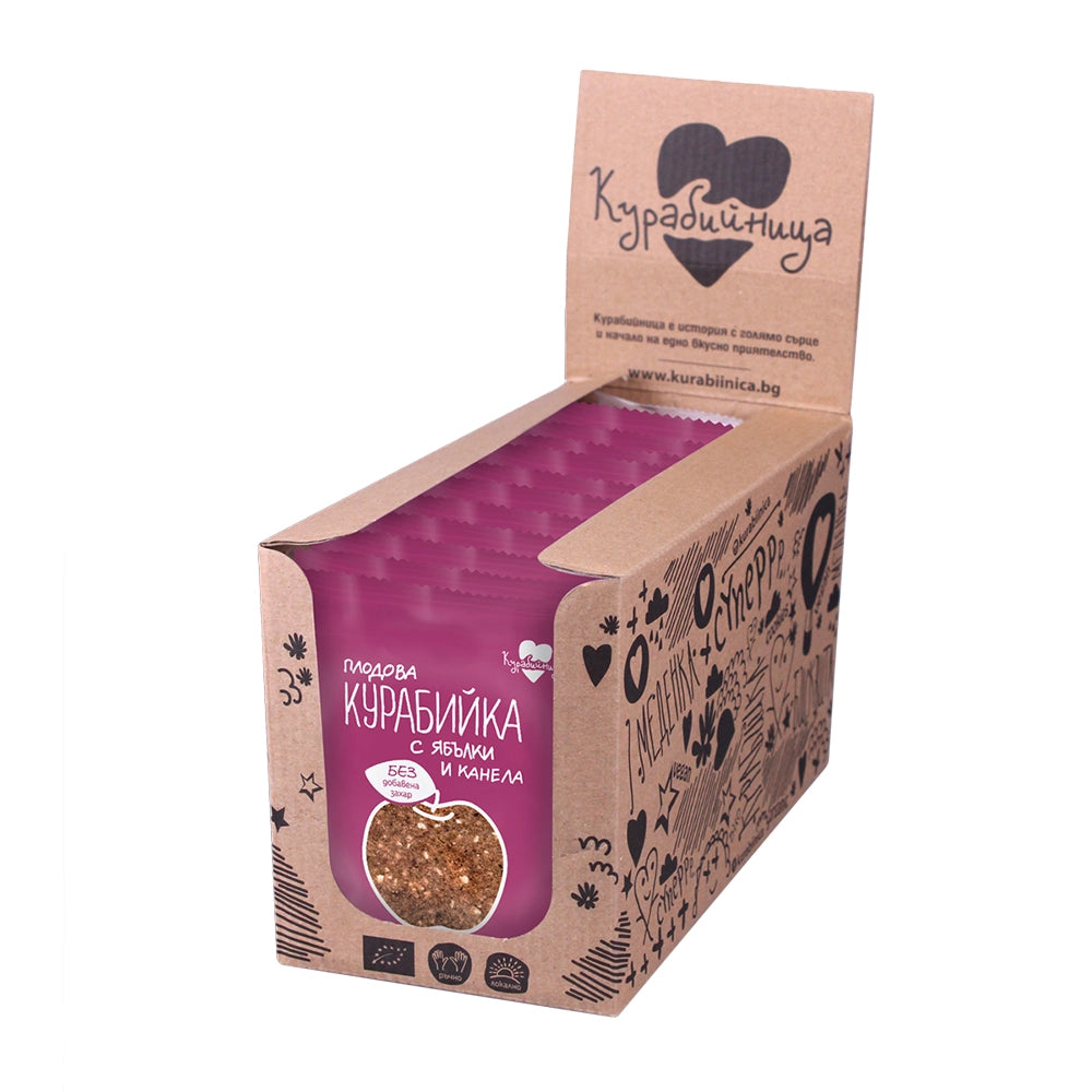 Био Плодова Курабийка с Ябълки и Канела, 40g, Курабийница